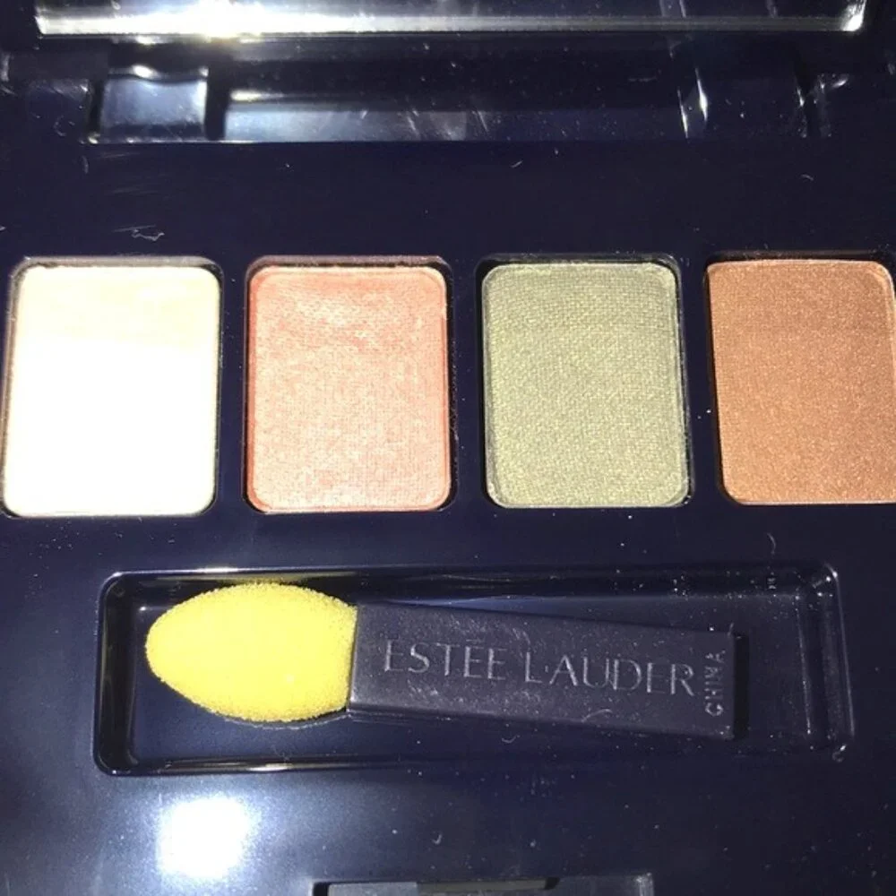 🆕 Estée Lauder Deluxe Size Eyeshadow Quad - Ivory Slipper Nude Enchanted Forest - Picture 4 of 7